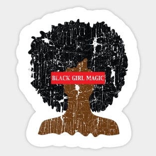 Black Girl Magic Afro Sticker